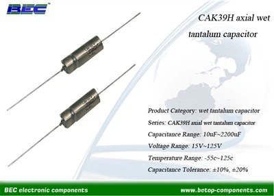 CAK39H axiális tantál kondenzátor